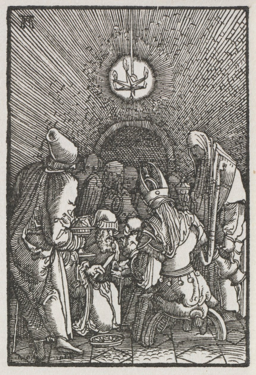 Menneskets fall og forløsning: Omskjæringen, ca. 1515. av Albrecht Altdorfer