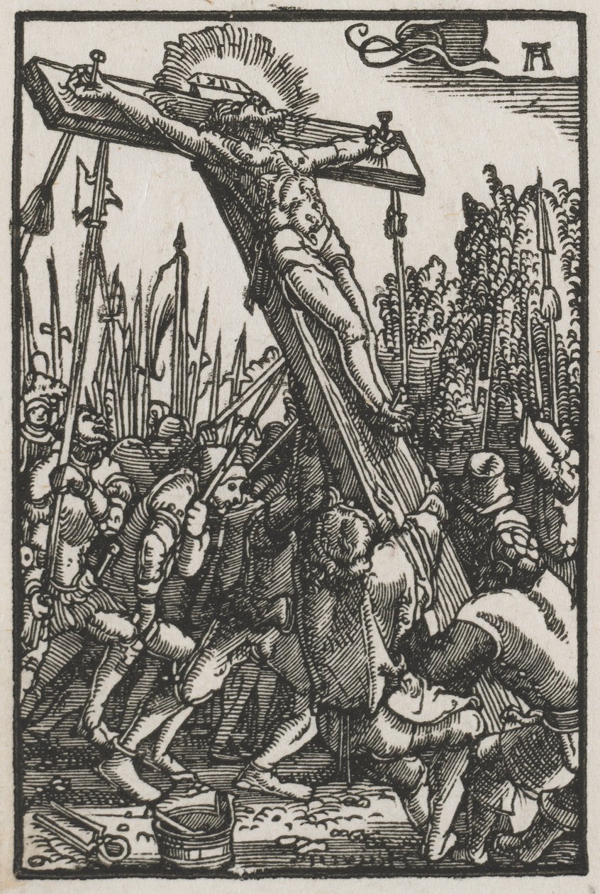 Menneskets fall og forløsning: Korshevingen av Albrecht Altdorfer