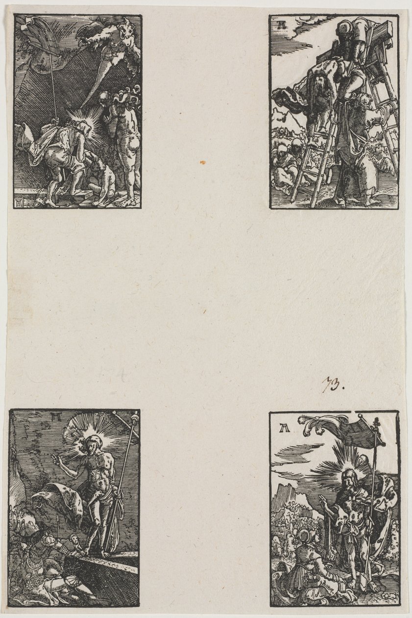 Menneskets fall og forløsning, ca. 1515. av Albrecht Altdorfer