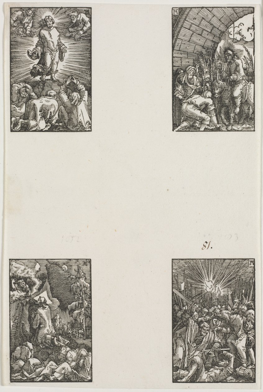 Menneskets fall og forløsning, ca. 1515. av Albrecht Altdorfer
