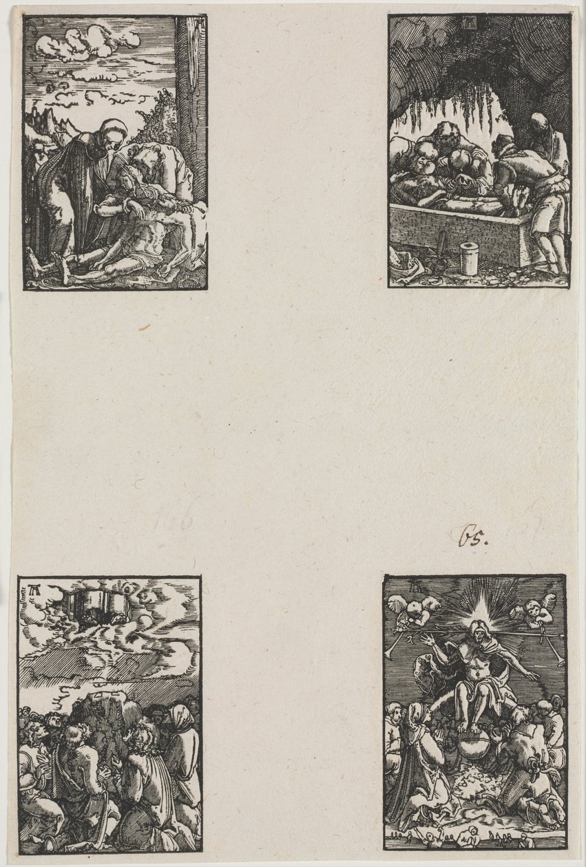 Menneskets fall og forløsning, ca. 1515. av Albrecht Altdorfer