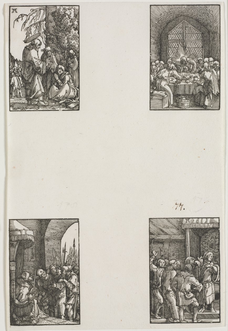 Menneskets fall og forløsning, ca. 1515. av Albrecht Altdorfer