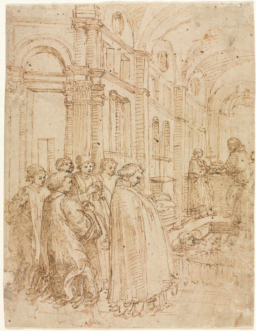 Begravelsen til Saint Stephen av Albrecht Altdorfer