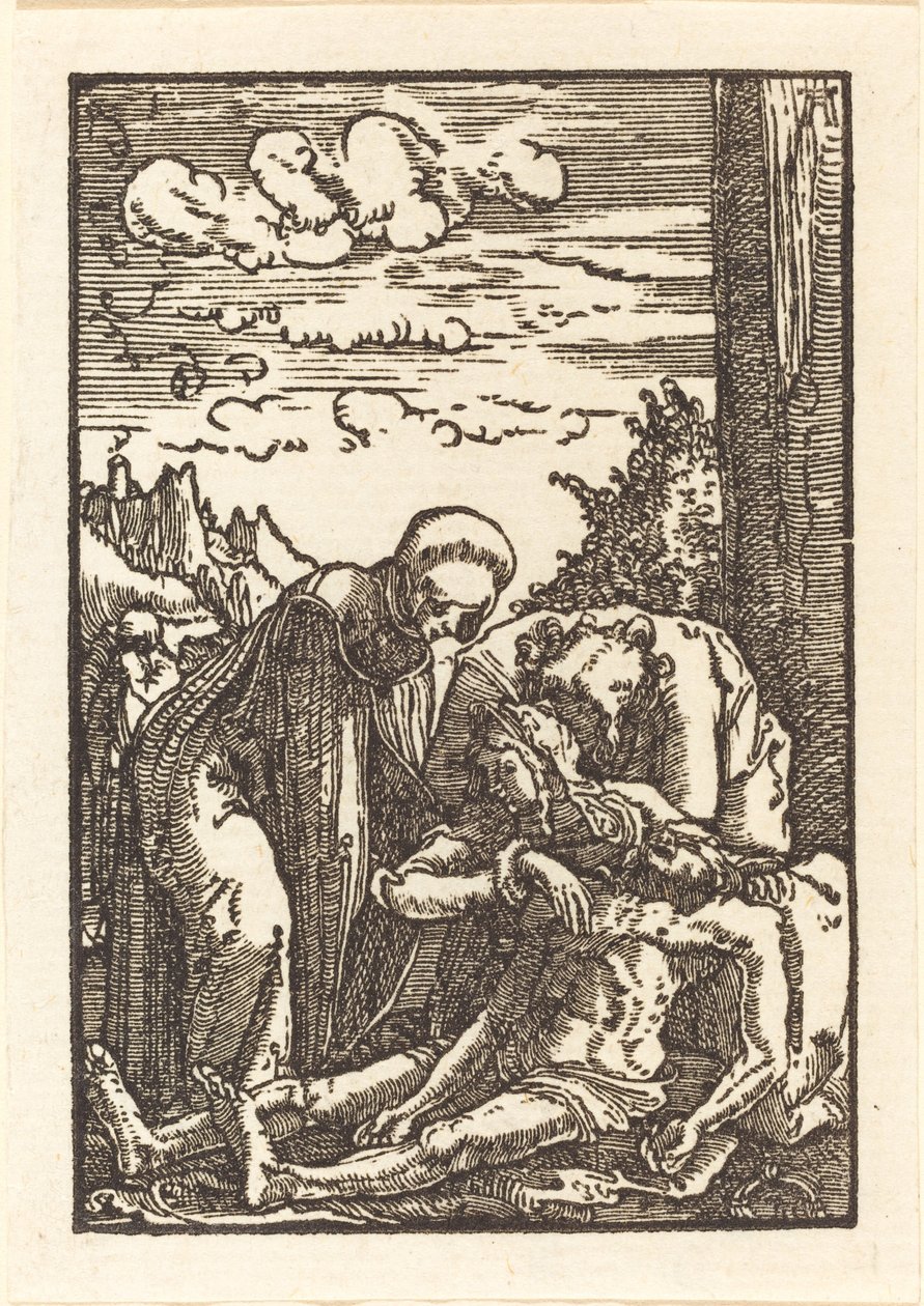 Klagesangen under korset av Albrecht Altdorfer