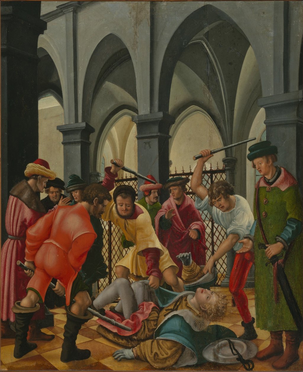 The Martyrium of Saint Florian, ca 1516-1520. av Albrecht Altdorfer
