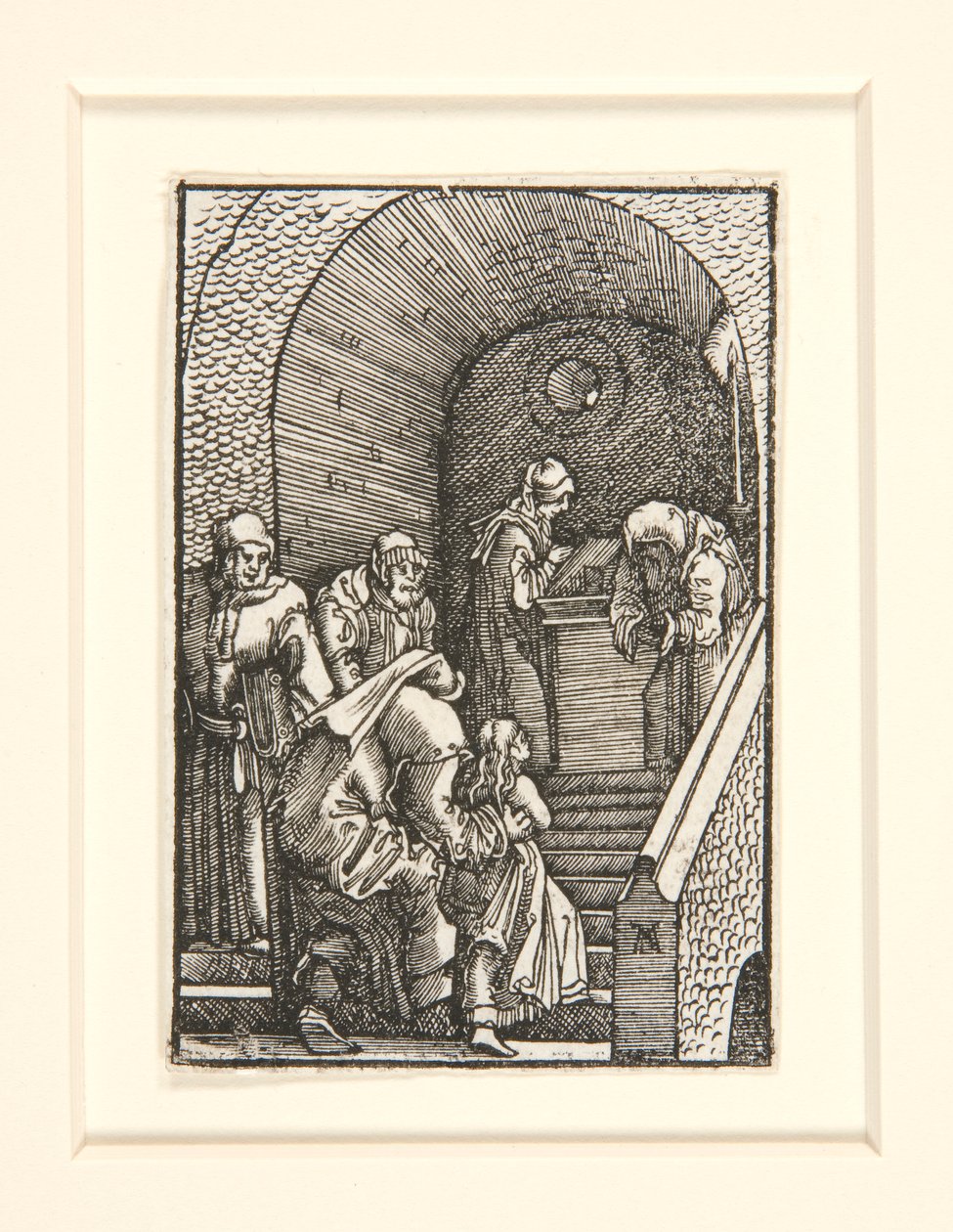 Presentasjonen av jomfruen, fra menneskets fall og forløsning av Albrecht Altdorfer