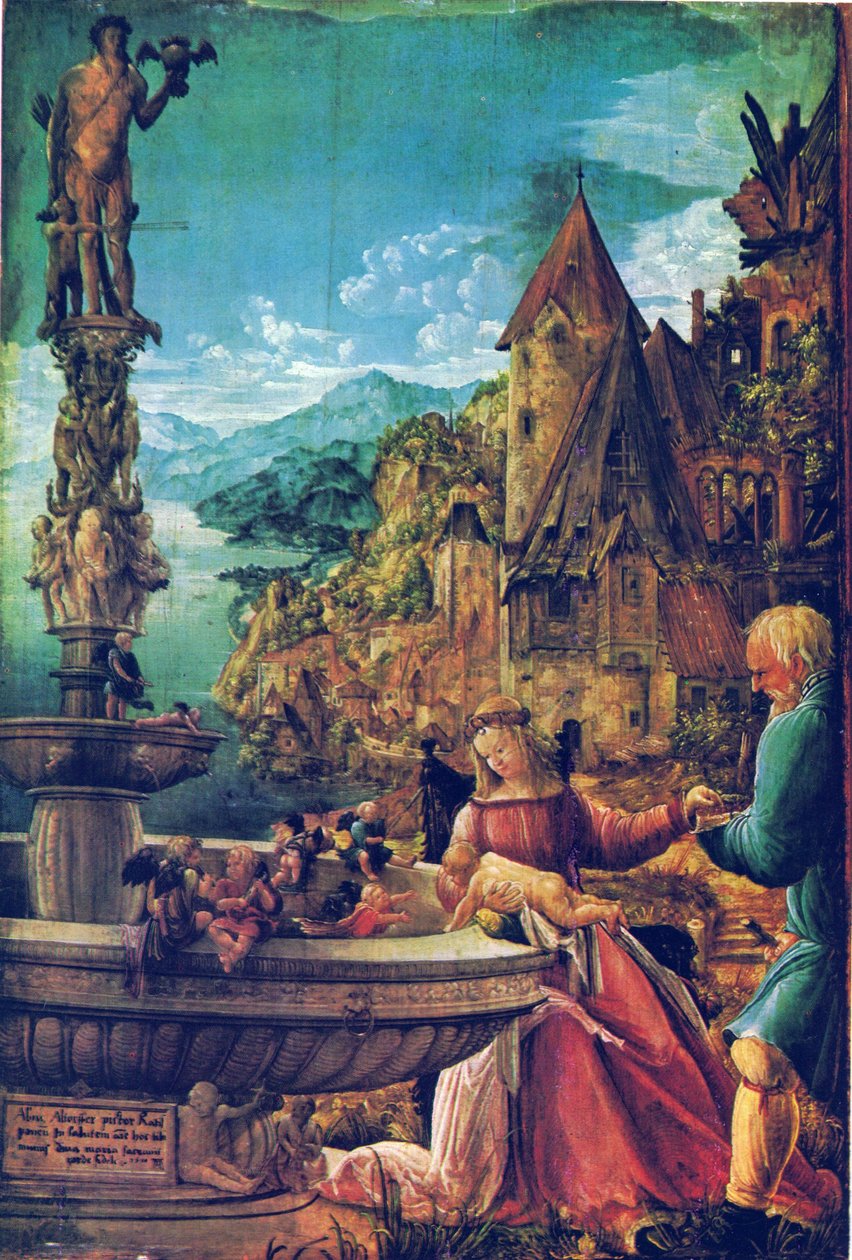 Resten på flukten til Egypt av Albrecht Altdorfer