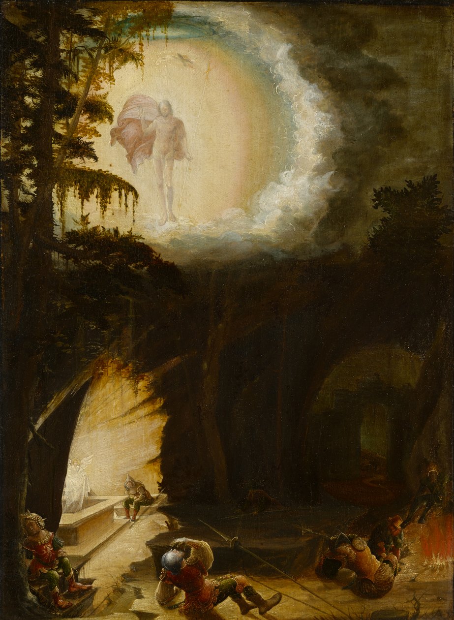 Oppstandelsen, 1527 av Albrecht Altdorfer