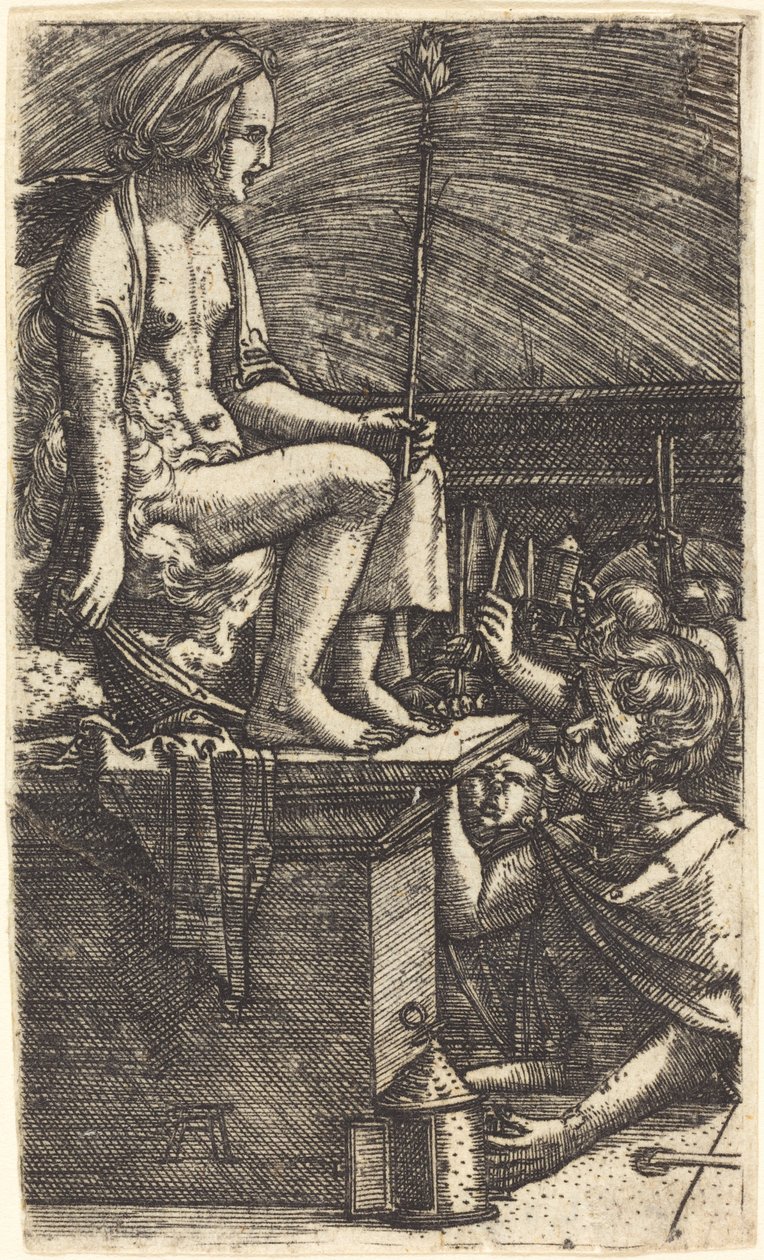 Den romerske kurtisanen (The Revenge of the Magician Virgil) av Albrecht Altdorfer