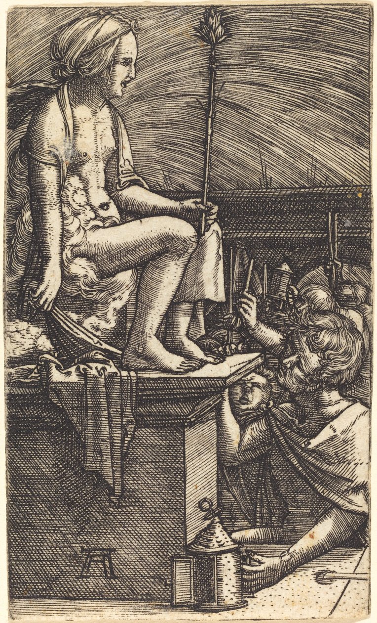 Den romerske kurtisanen (The Revenge of the Magician Virgil) av Albrecht Altdorfer