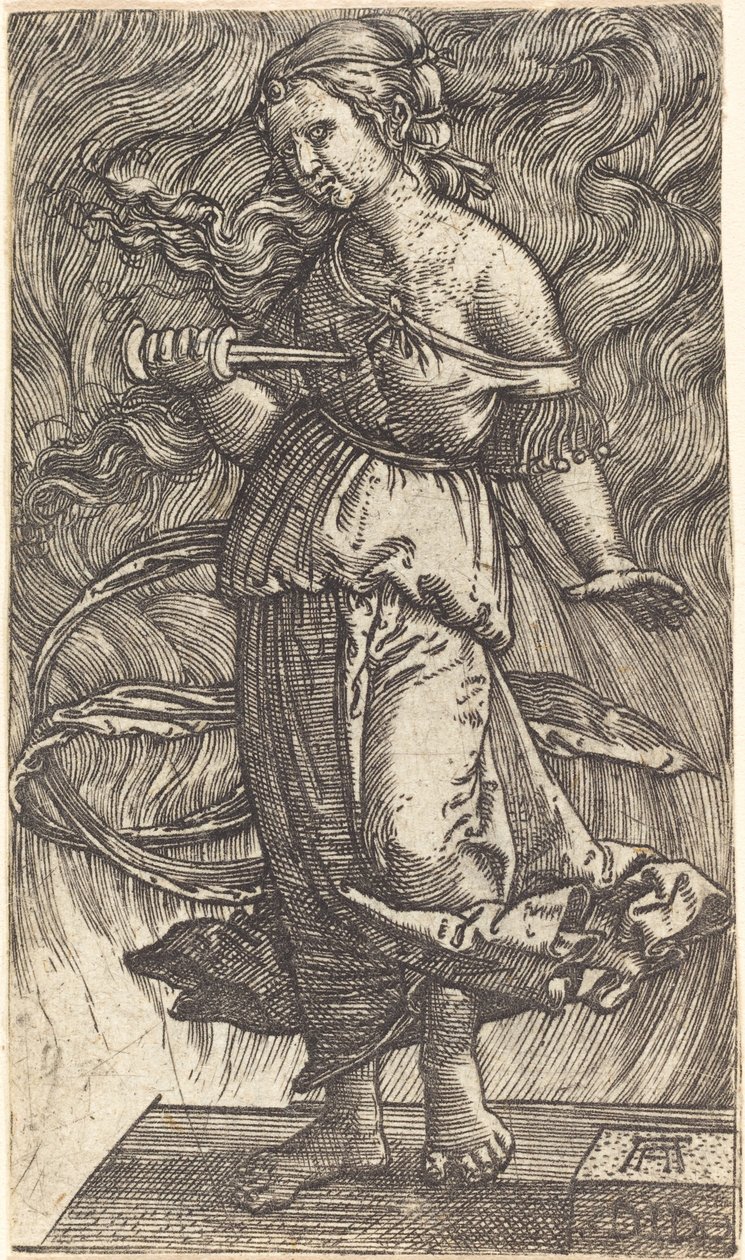 Didos selvmord av Albrecht Altdorfer