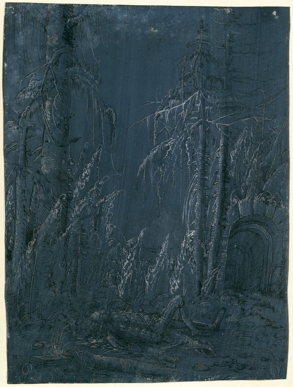 Død Pyramus av Albrecht Altdorfer