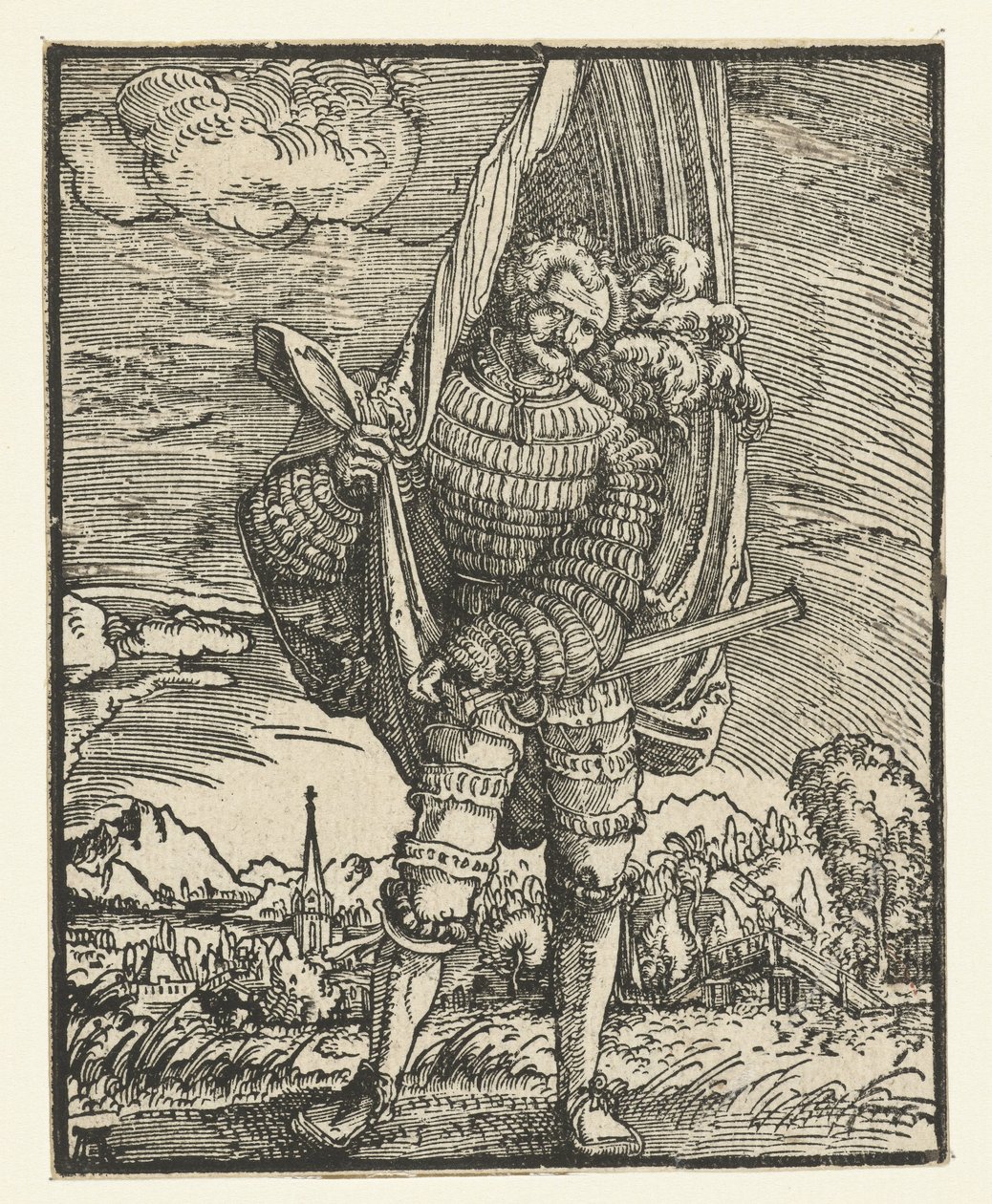 fanebærer av Albrecht Altdorfer