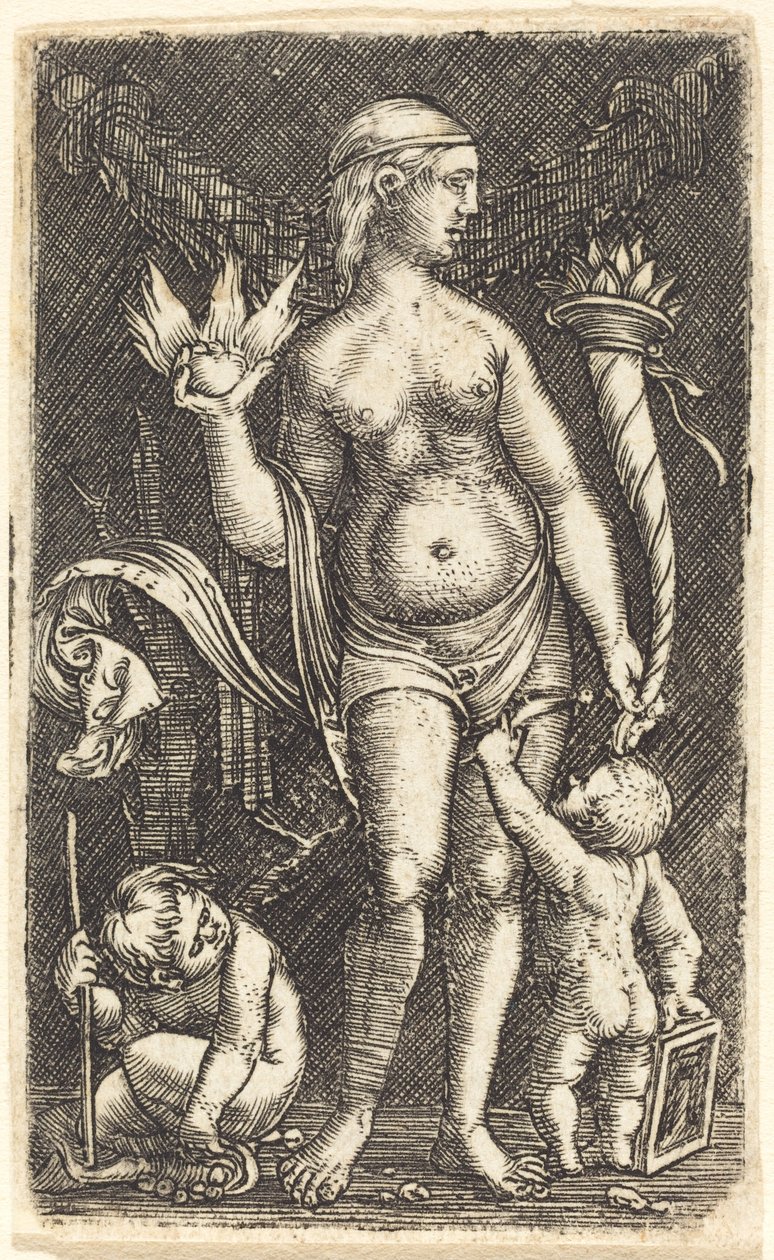 Venus og Cupids av Albrecht Altdorfer