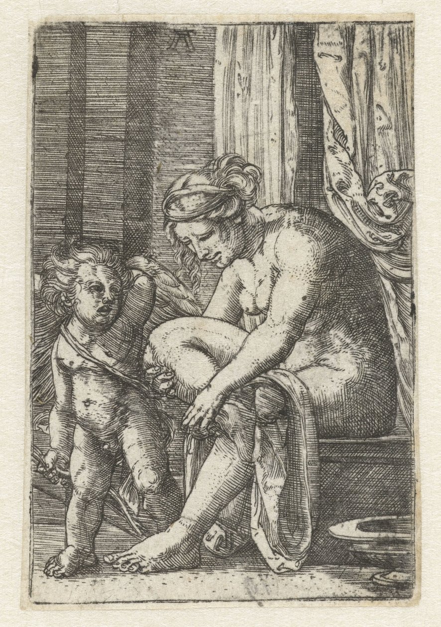 Venus etter badet av Albrecht Altdorfer