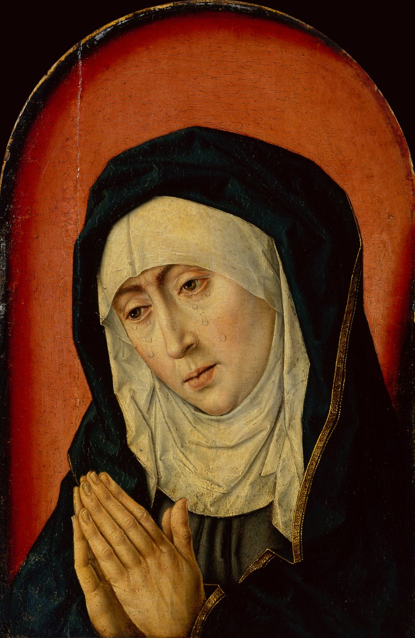 Mater Dolorosa (olje på panel) av Albrecht Bouts