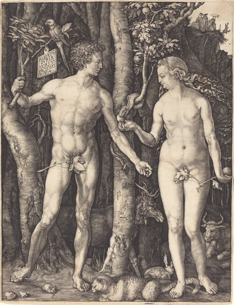 Adam og Eva av Albrecht Dürer