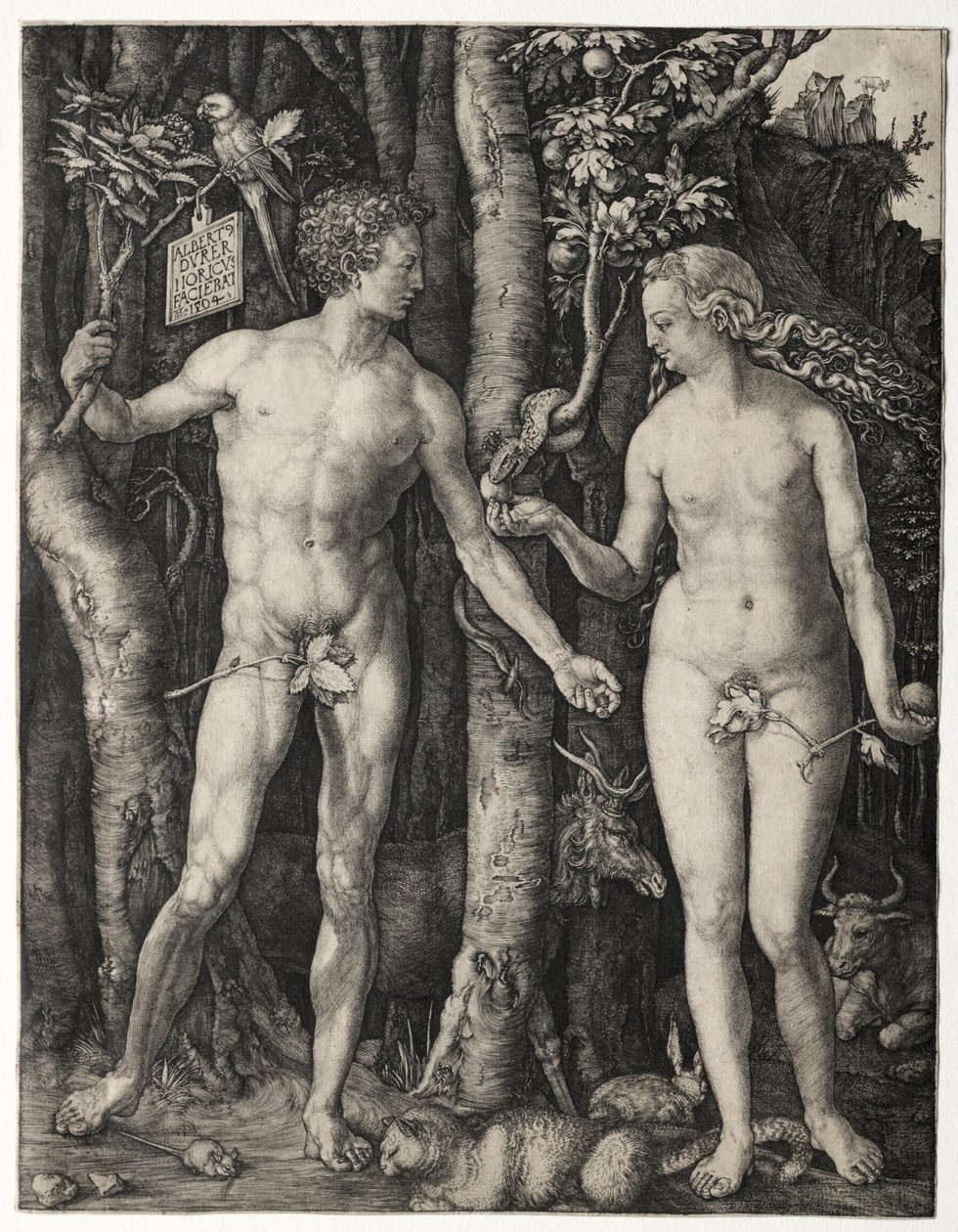 Adam og Eva av Albrecht Dürer