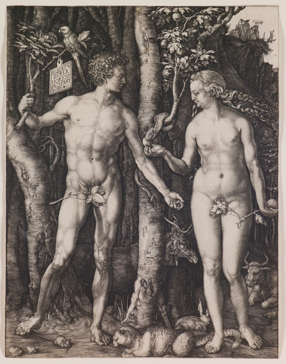 Adam og Eva av Albrecht Dürer