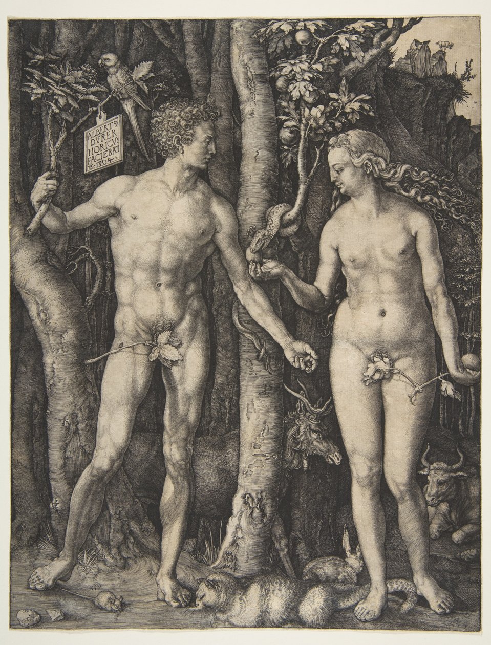Adam og Eva av Albrecht Dürer