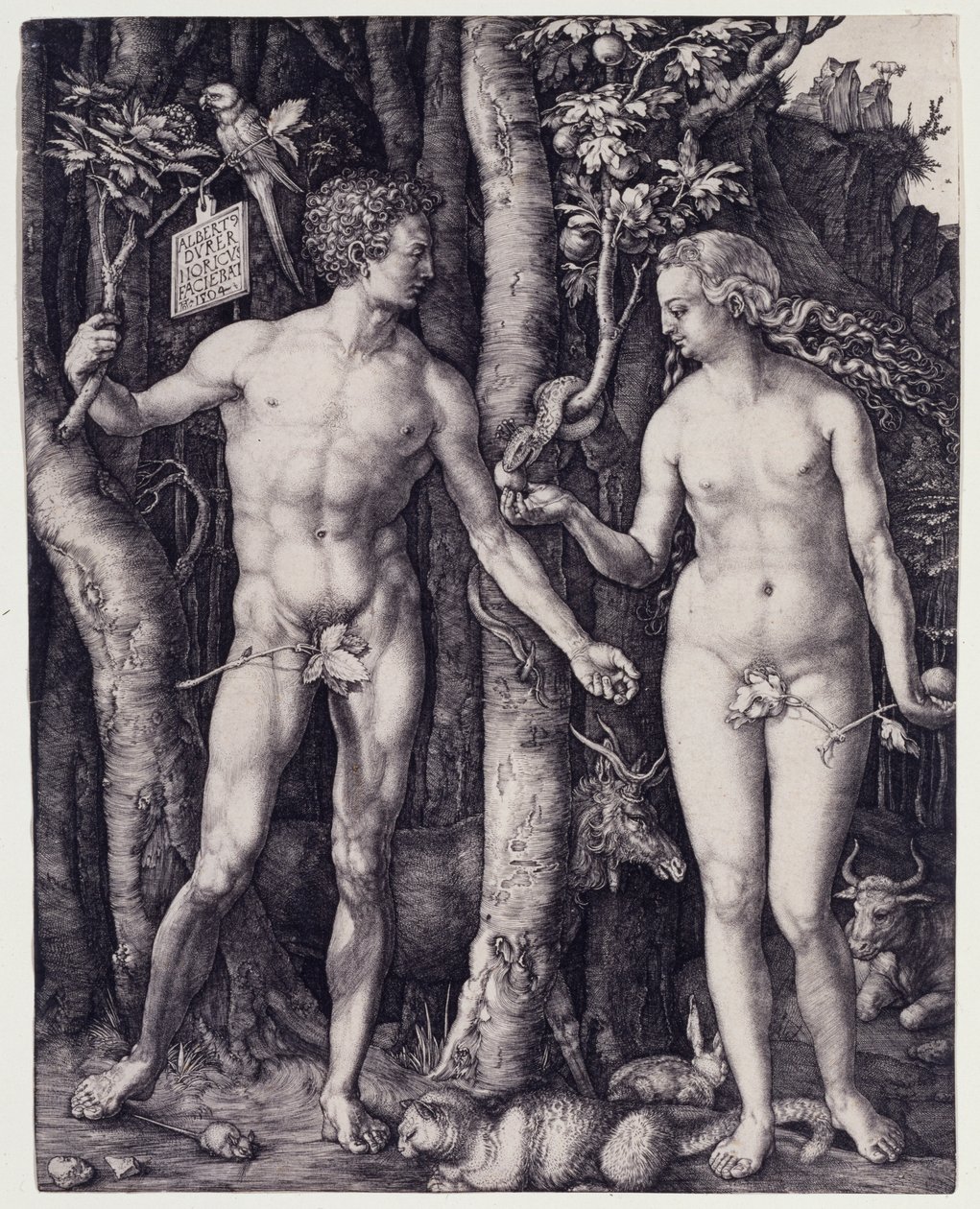 Adam og Eva av Albrecht Dürer
