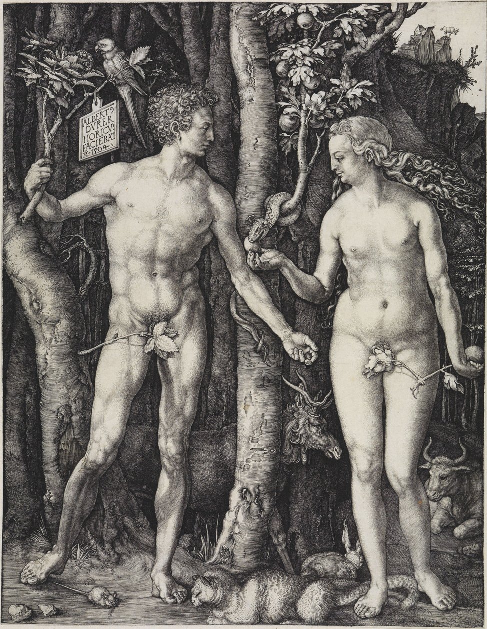 Adam og Eva av Albrecht Dürer
