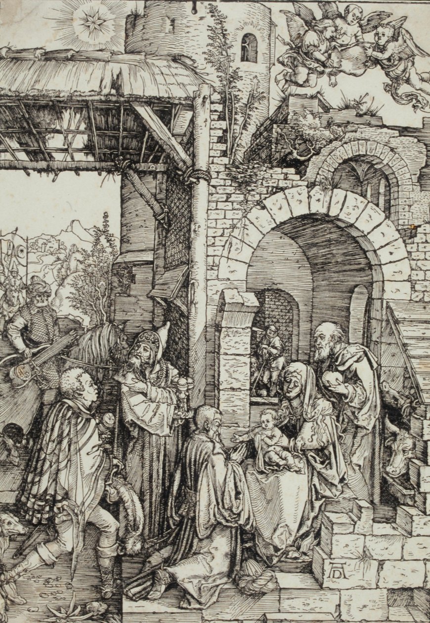 Tilbedelsen av de tre vise mennene av Albrecht Dürer