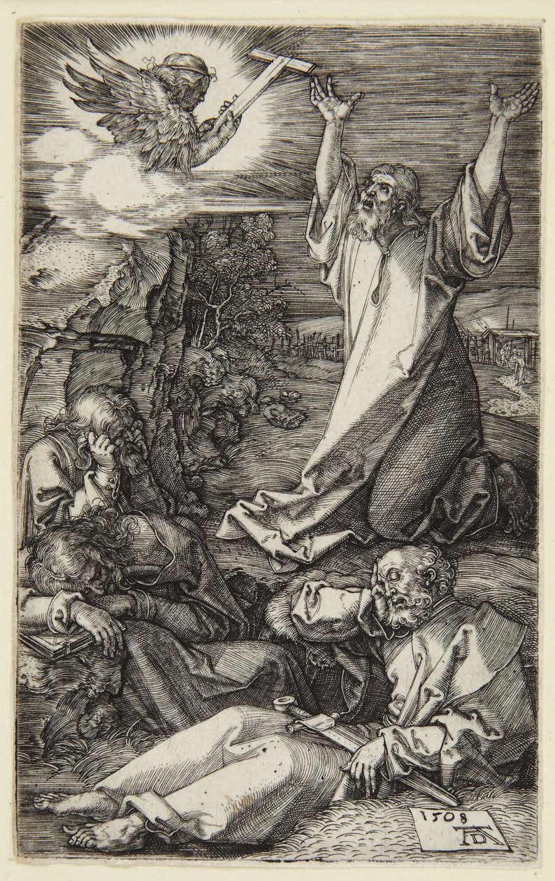 Angsten i hagen (serien Den graverte pasjonen) av Albrecht Dürer