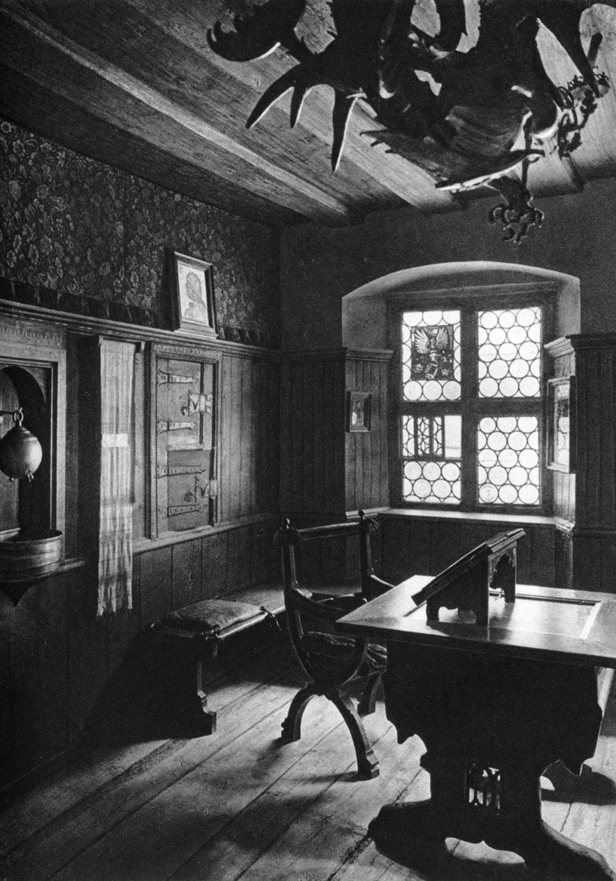 Albrecht Dürers arbeidsrom, Nürnberg, 1936 av Albrecht Dürer