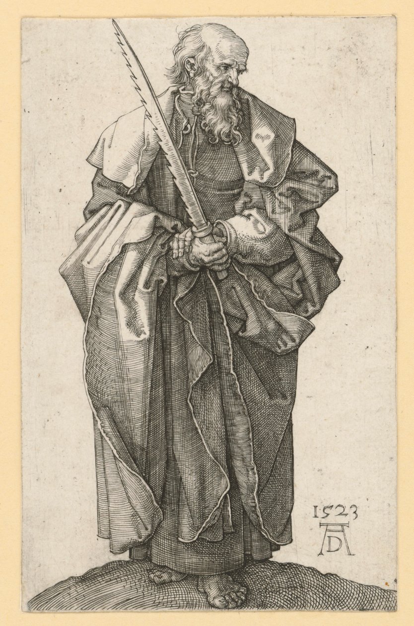 Apostelen Simon av Albrecht Dürer