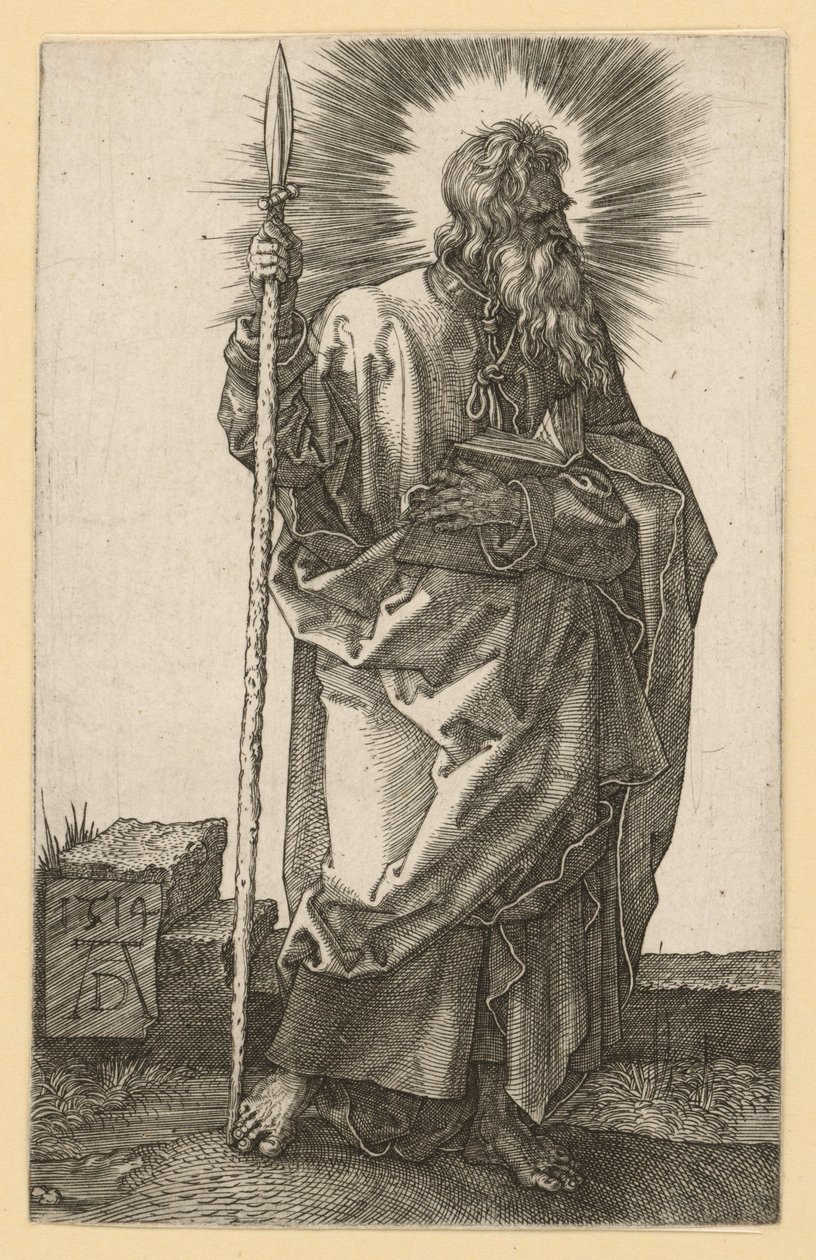 Apostelen Thomas av Albrecht Dürer