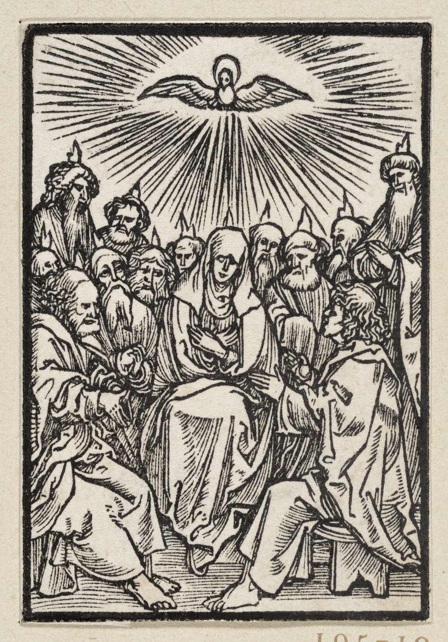 Den hellige ånds utgytelse (63 religiøse scener) av Albrecht Dürer