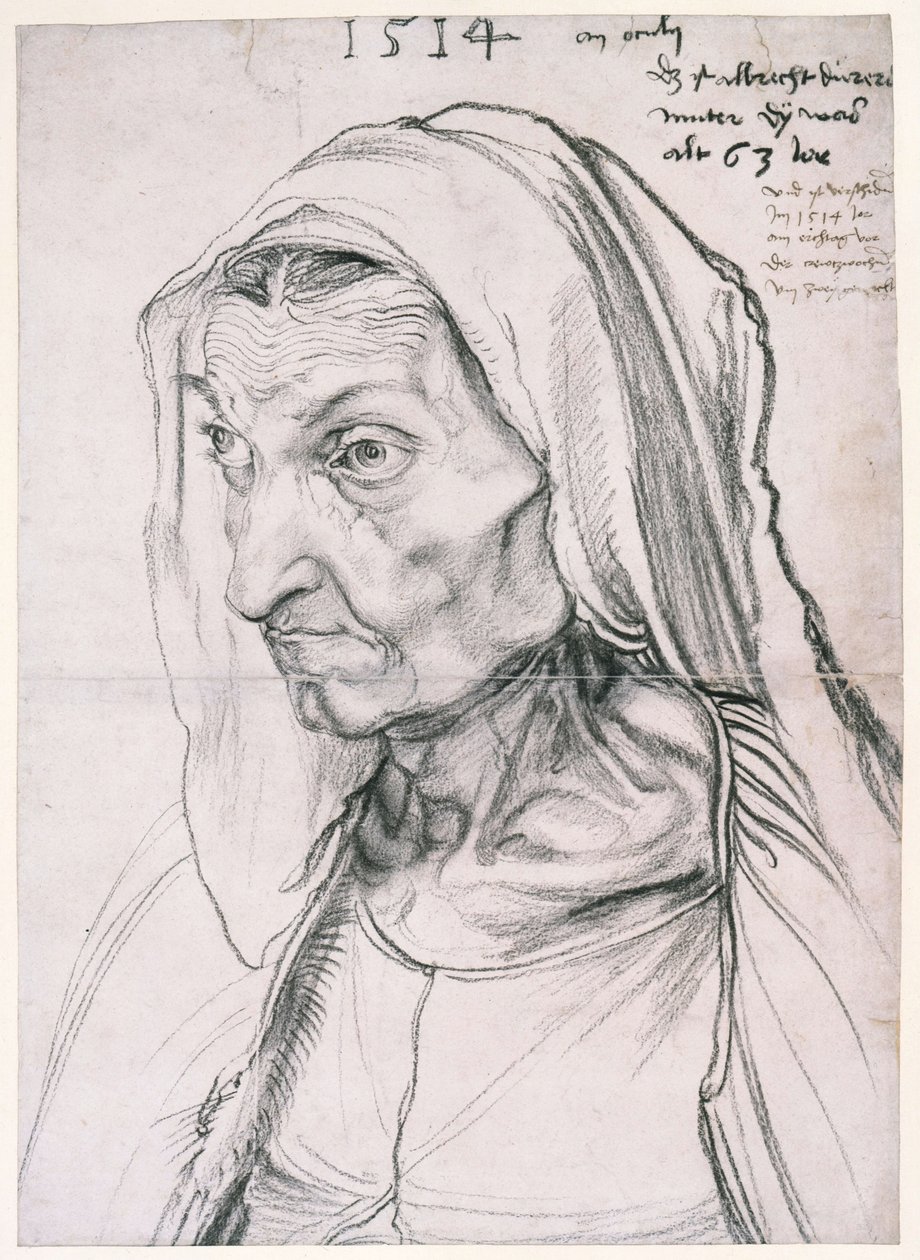 Barbara Dürer, født Holper, kunstnerens mor av Albrecht Dürer