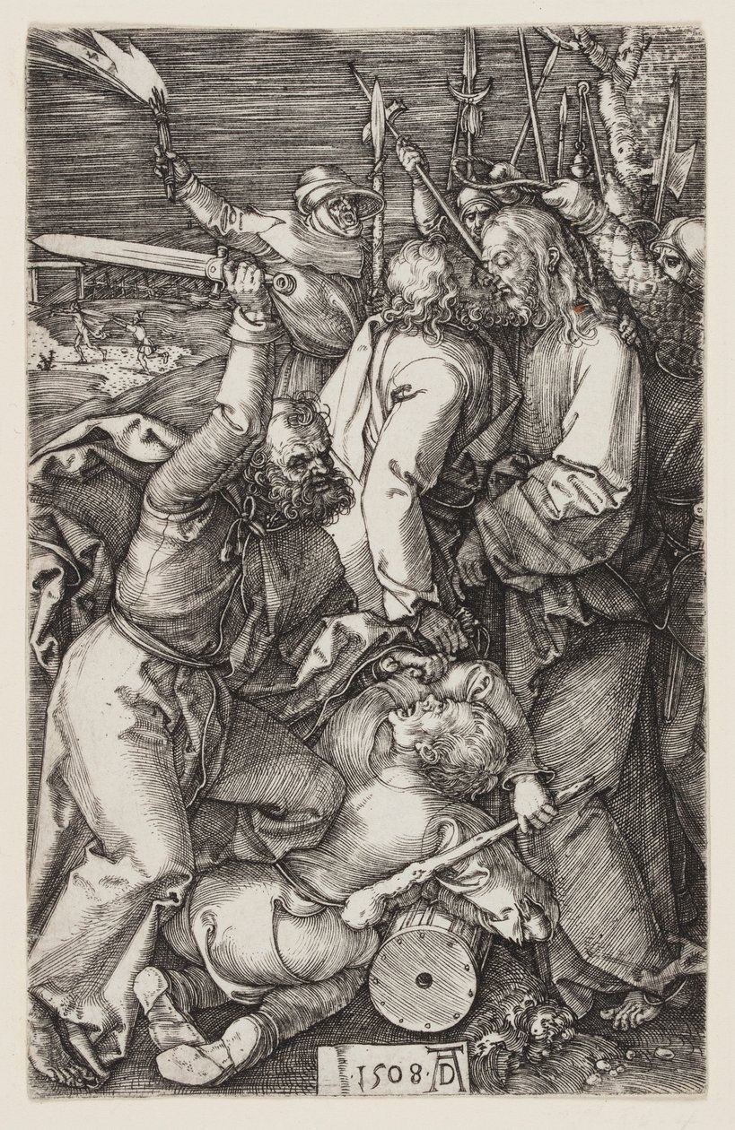 Forræderi mot Kristus, fra The Engraved Passion av Albrecht Dürer