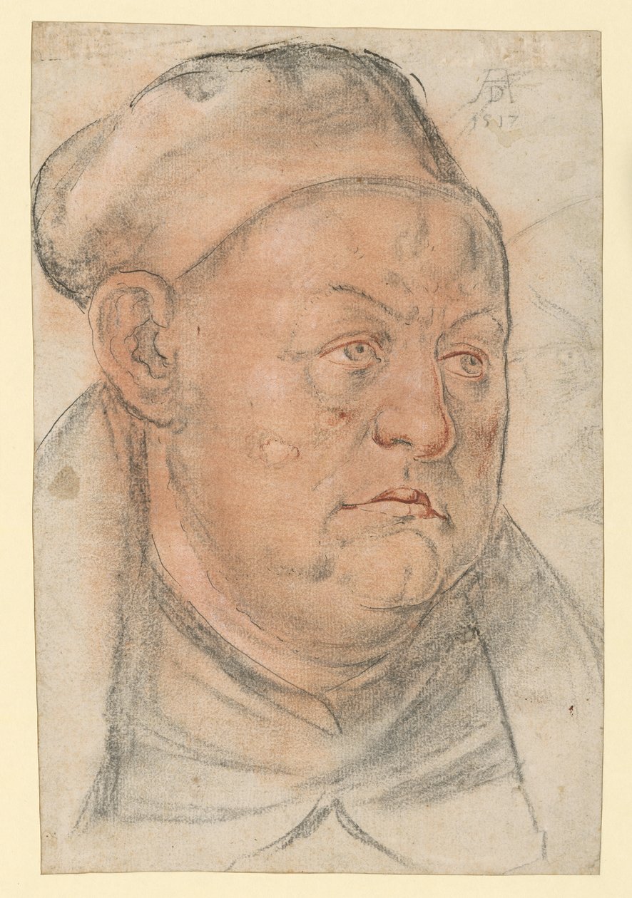 Portrett av en geistlig (Johannes Trithemius?) av Albrecht Dürer