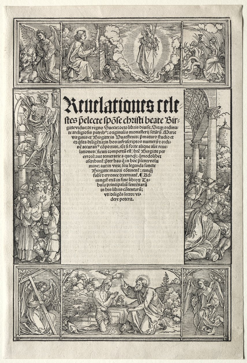 Grens - med Kristi dåp av Albrecht Dürer