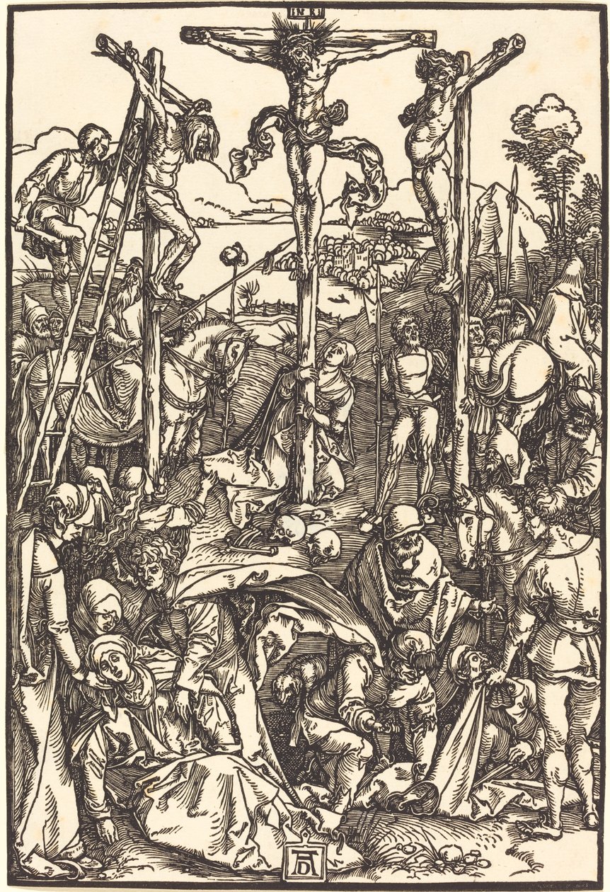 Golgata med de tre korsene av Albrecht Dürer