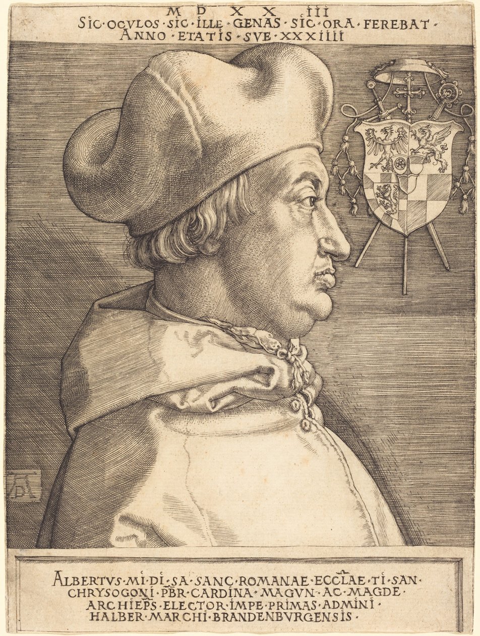 Kardinal Albrecht av Brandenburg («Den store kardinalen») av Albrecht Dürer