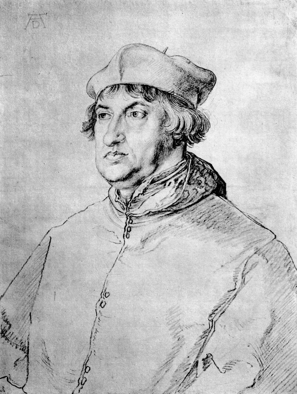 Kardinal Albrecht av Brandenburg, 1518, 1936 av Albrecht Dürer