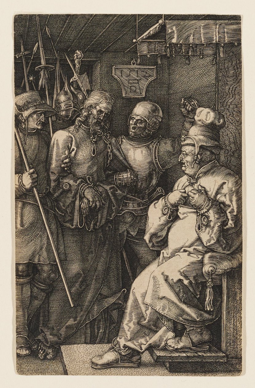 Kristus foran Kaifas av Albrecht Dürer