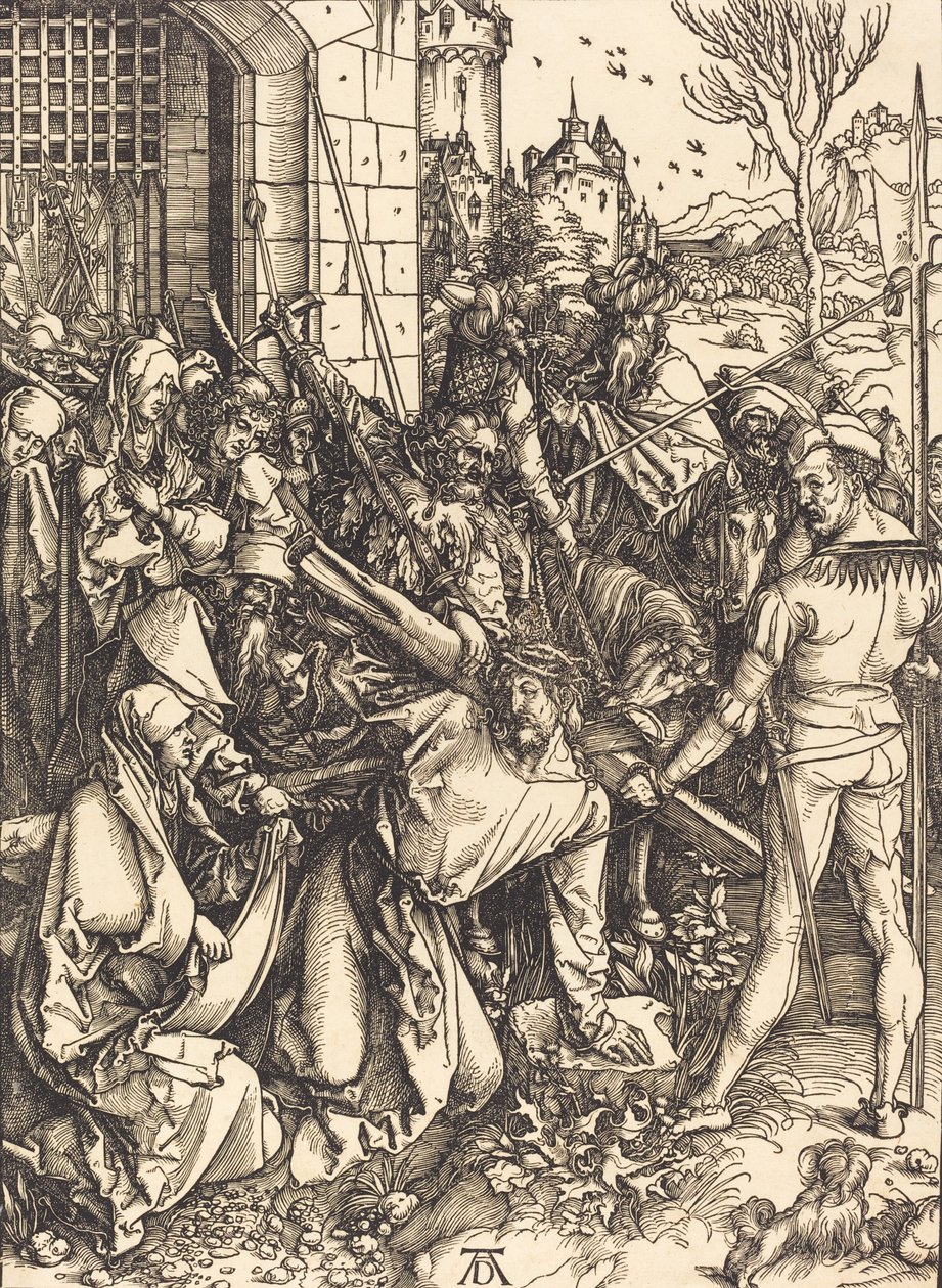 Kristus som bærer korset, ca. 14981499. av Albrecht Dürer