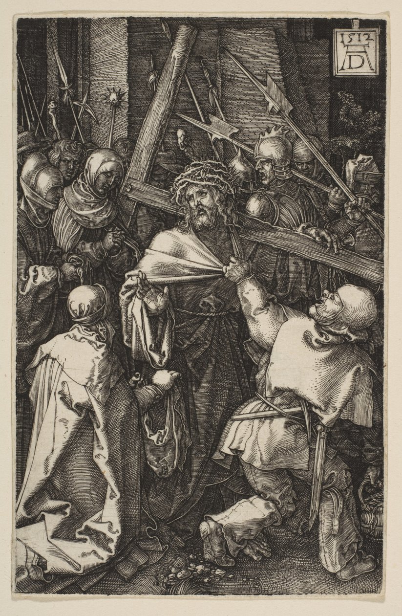Kristus bærer korset, fra «Pasjonen» av Albrecht Dürer