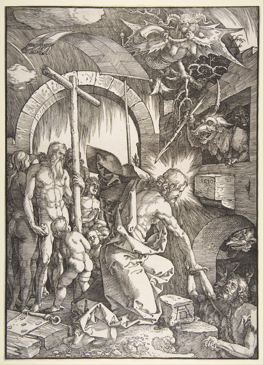 Kristus stiger ned i helvete av Albrecht Dürer