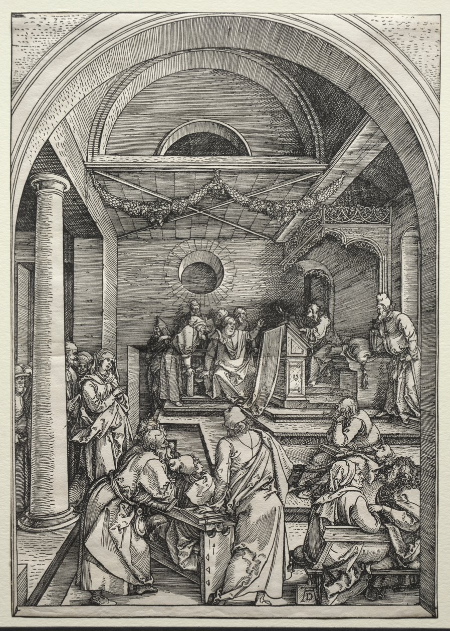 Kristus disputerer med leger, ca. 1503-1504. av Albrecht Dürer