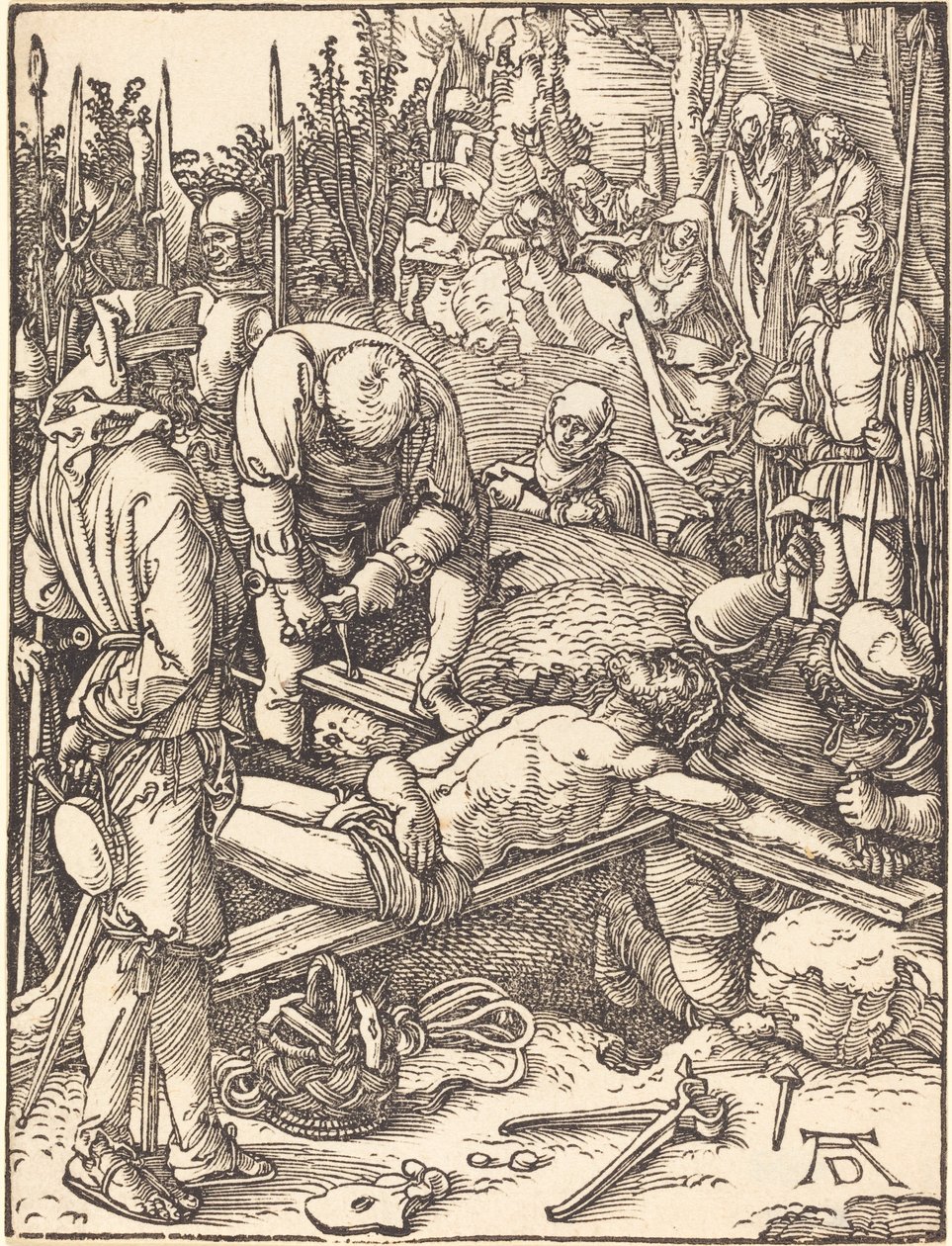 Kristus spikret til korset av Albrecht Dürer