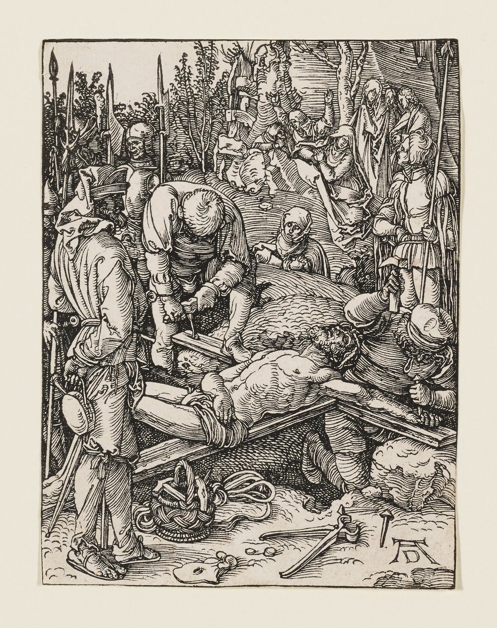Kristus naglet til korset av Albrecht Dürer