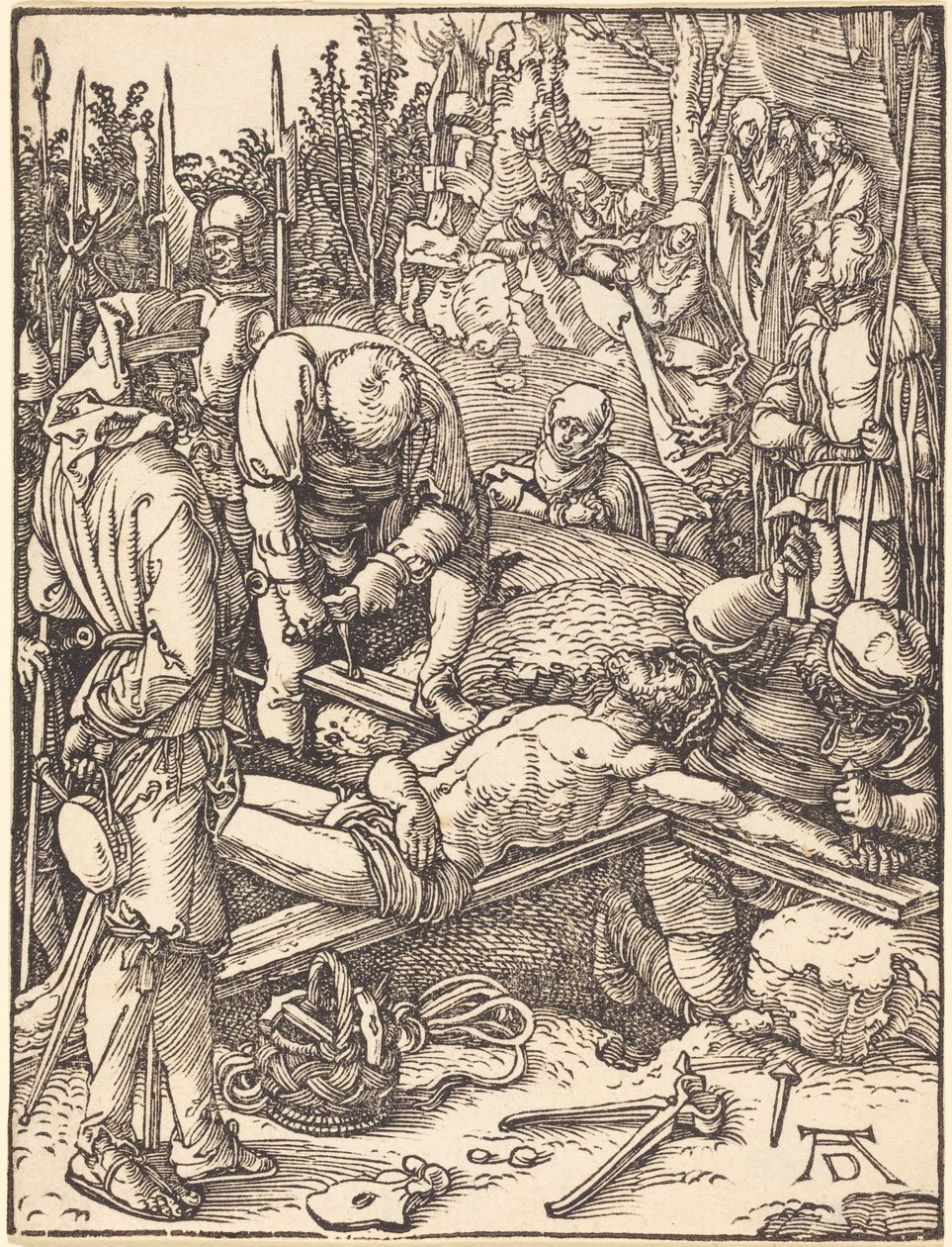 Kristus naglet til korset av Albrecht Dürer