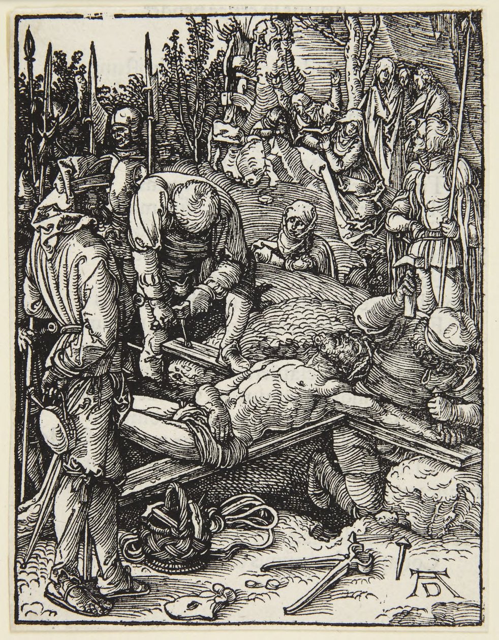 Kristus naglet til korset av Albrecht Dürer