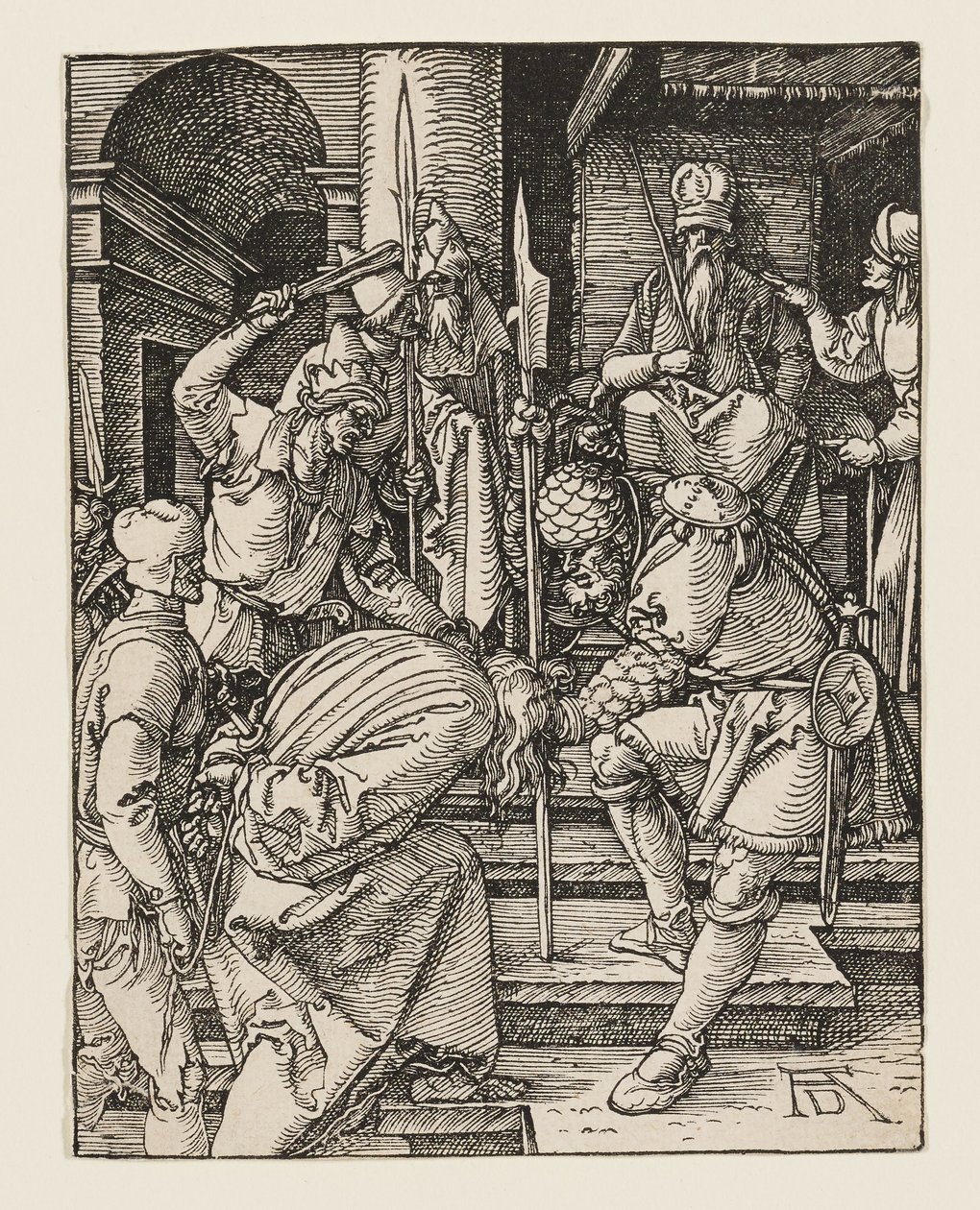 Kristus føres fram for ypperstepresten av Albrecht Dürer