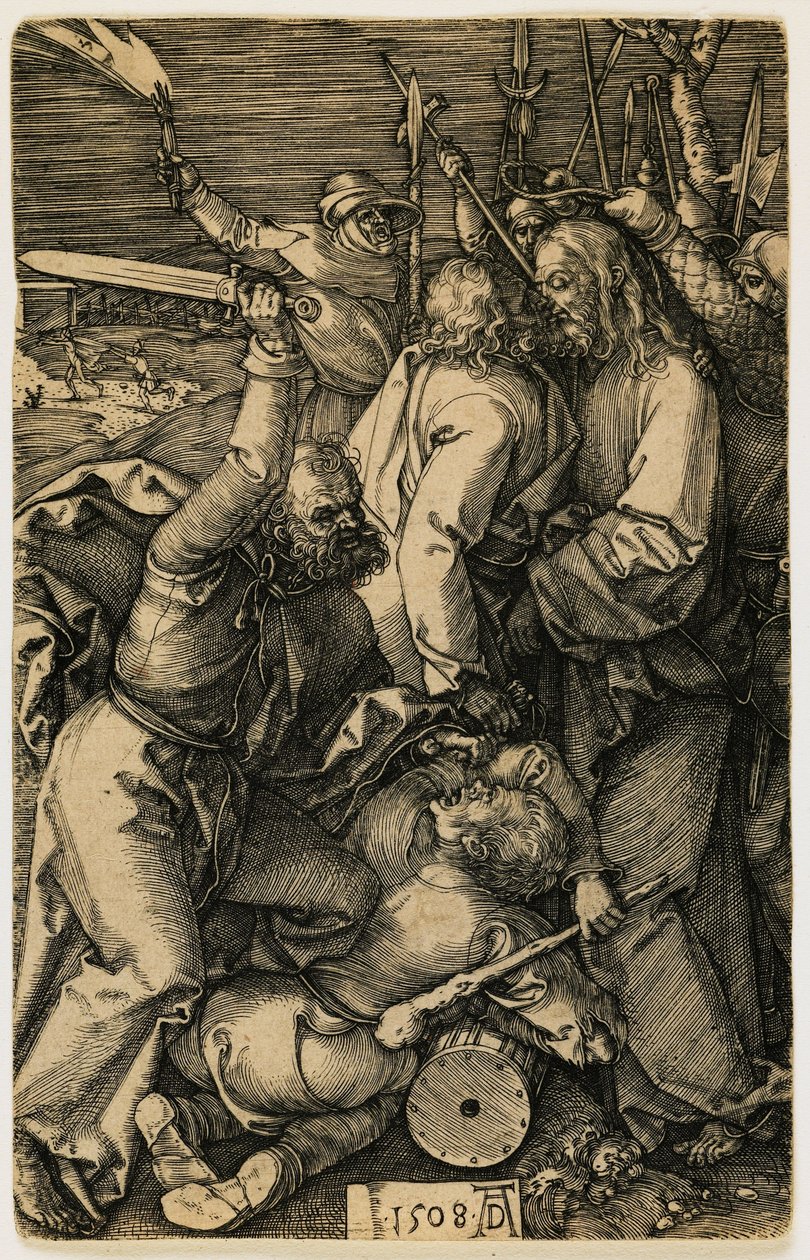 Kristus tatt til fange av jødene av Albrecht Dürer